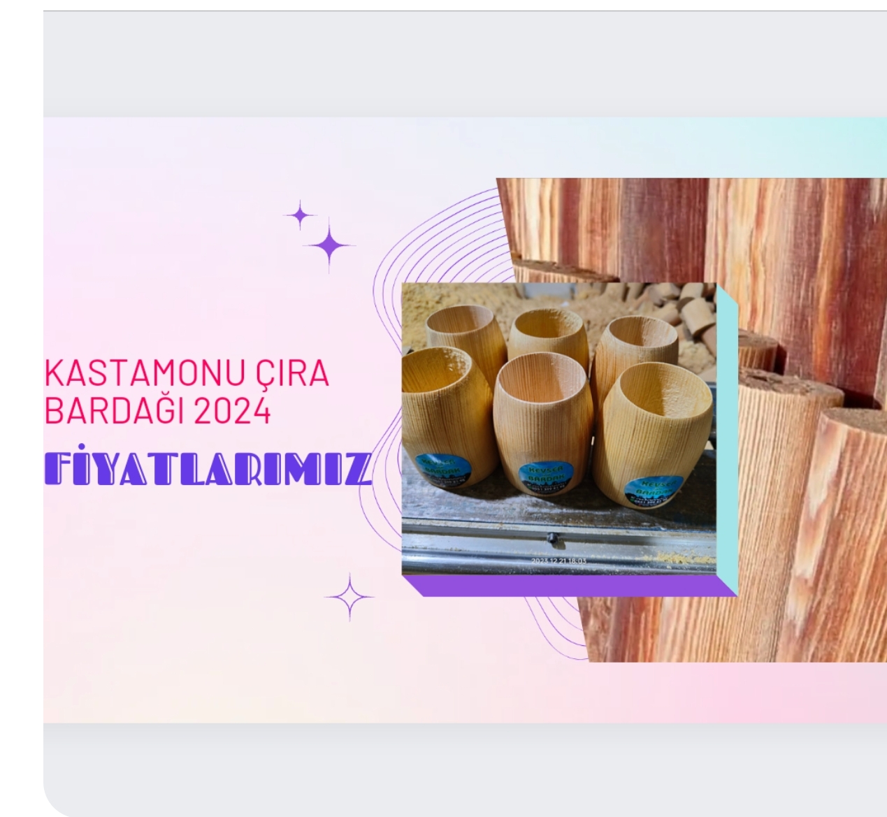 Kastamonu çıra bardağı 